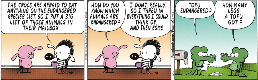 Если это тофу, зачем его выдавать за индейку? Или за гамбургер? Это значит, что, по-твоему, тофу не так хорош. Пусть каждый будет самим собой. «Я — тофу, я несъедобный».