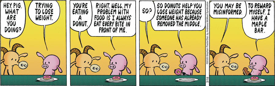 как смеет он критиковать логичные выводы Свина! тоже мне, диетолог!