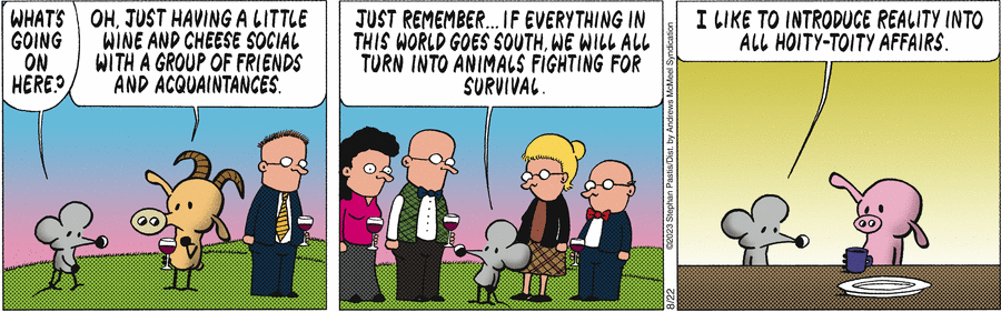 некоторым снобам для этого достаточно перебрать вина, и апокалипсис никакой не нужен.