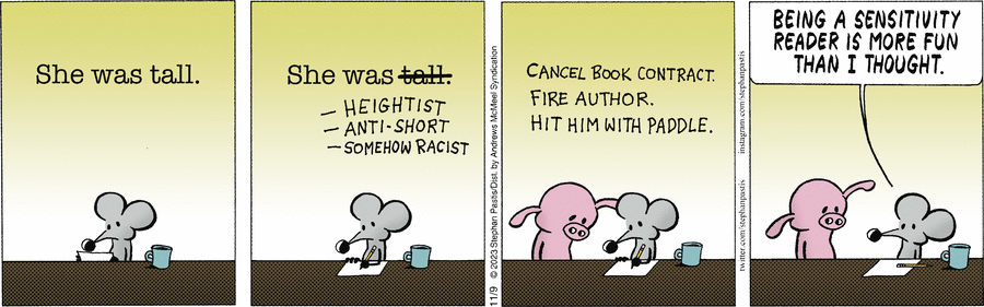 Хорошего редактора я встретил лишь однажды. Кажется, на Ленфильме. Это была некая Хелли Руммо. Она была эстонка и едва говорила по-русски. Слабое знание языка придавало ее высказываниям особую четкость. Она говорила:
– Сценарий хороший. Значит, его не примут...