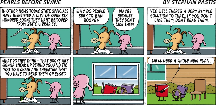 — Блин, почитай книгу!
— Я читаю книги, как ты пьешь пиво!
— Тогда у тебя серьезные проблемы с чтением...