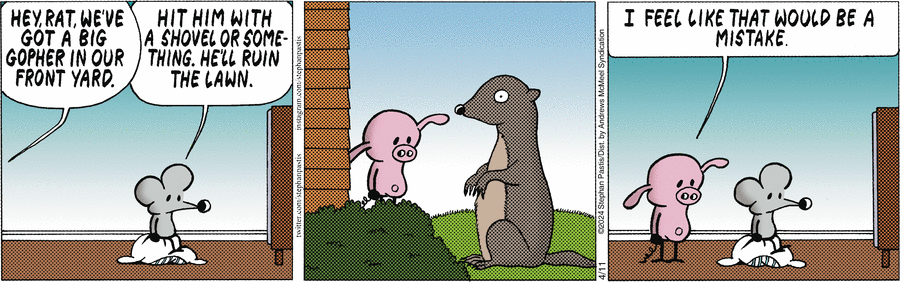 – Видишь суслика?
– Нет.
– И я не вижу. А он есть.
– Понятно.