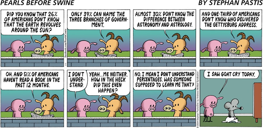 целых семь процентов зверей, целых семь процентов людей, семь процентов человеческой расы – лоботрясы!