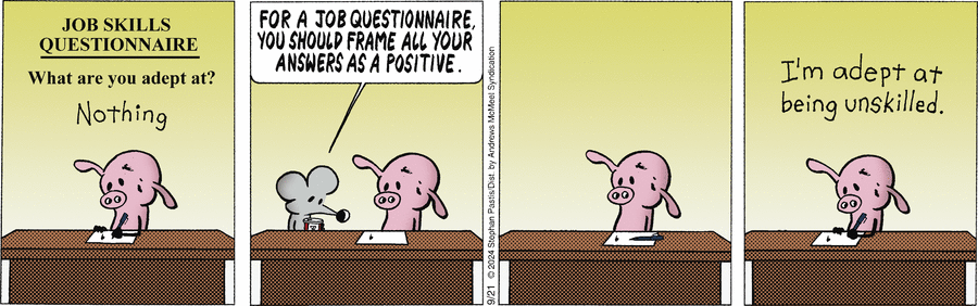 — Иногда мне кажется, что мы самая плохая семья в городе.
— Может, нам стоит переехать в город побольше?