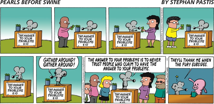 Не благодари! За это не благодарят. Это грустно, очень грустно только.