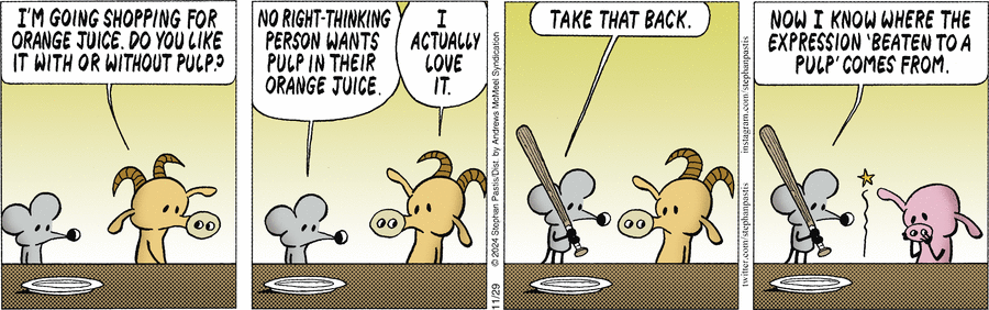 видимо, Крыс считает, что о вкусах не спорят, сразу бьют битой