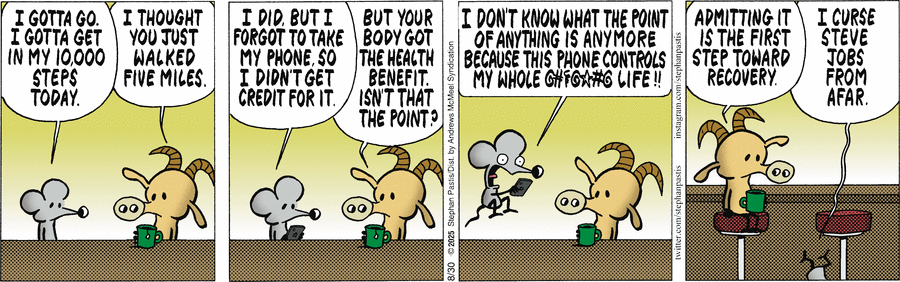 кто-нибудь верит, что Крыс провёл больше часа без смартфона?