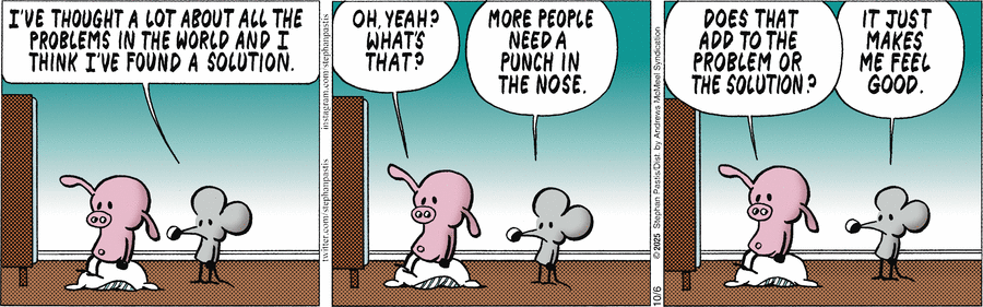 кто такой воспитанный человек? тот, кто хочет врезать вам по носу, но воздерживается.