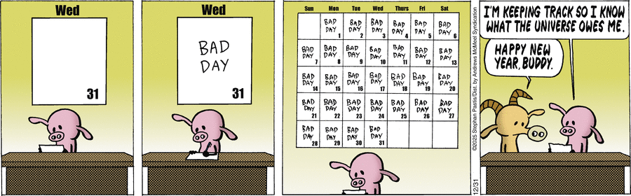 желаю получить счастье обратно с процентами, и никогда не вспоминать 2025 как «ещё неплохой в целом год».